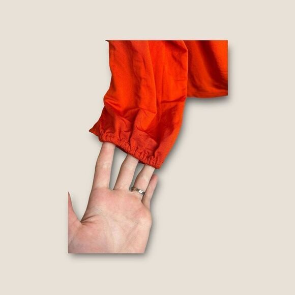 By Anthropologie Off The Shoulder Ruffle Top Red Size XS - Picture 6 of 9